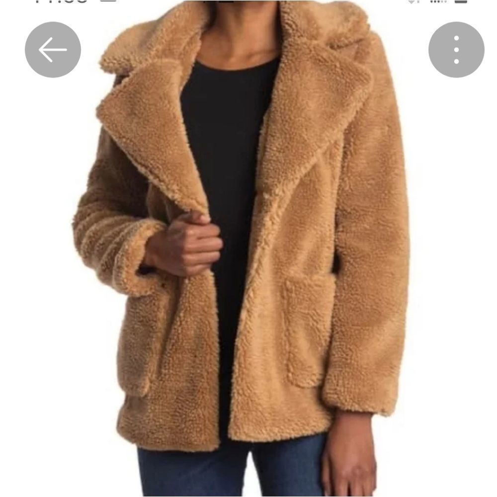 Sebby Teddy Faux Shearling  Jacket LG, S/P Great Condition